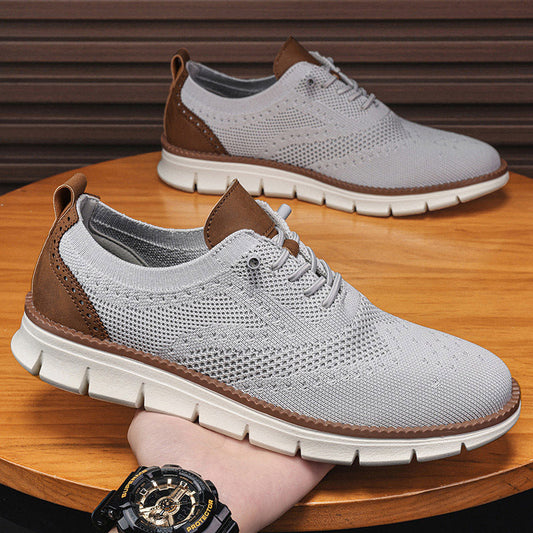 Orthopedic Mesh Breathable Oxford Sneakers - Bellkmart