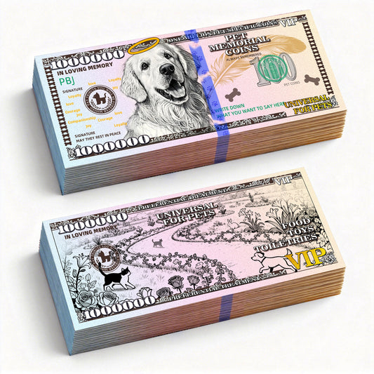Pet Memorial Tribute Notes – Dog, Cat & Rabbit Designs