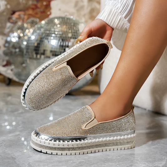 Women's Rhinestone Casual Sparkly Shoes