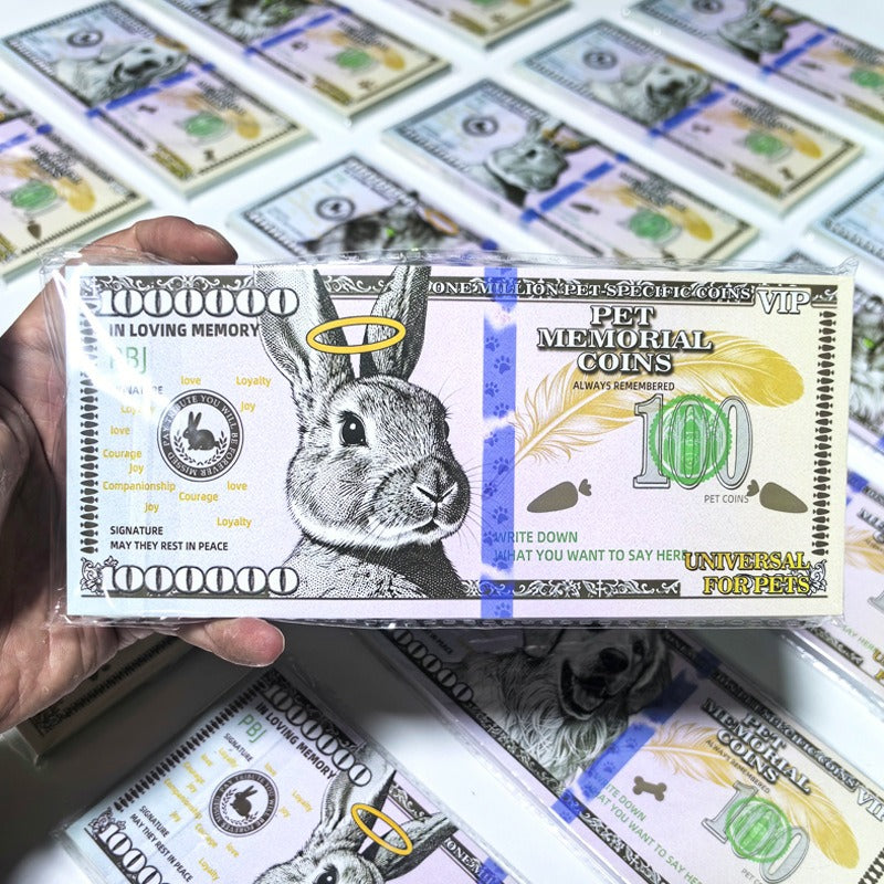 Pet Heaven Memorial Money – A Loving Tribute for Pets Across the Rainbow Bridge