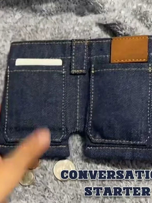 Pocket Pants Mini Jeans Wallet