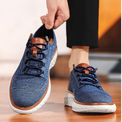 Oxford Comfy breathable Orthopedic Mesh Sneakers - Bellkmart