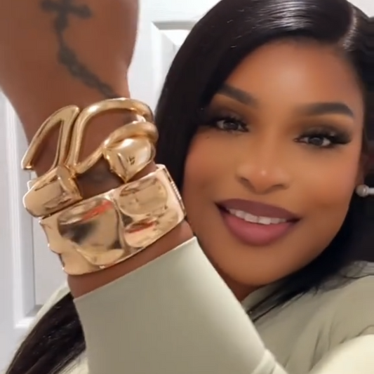 Silk Wave Cuff Bracelet