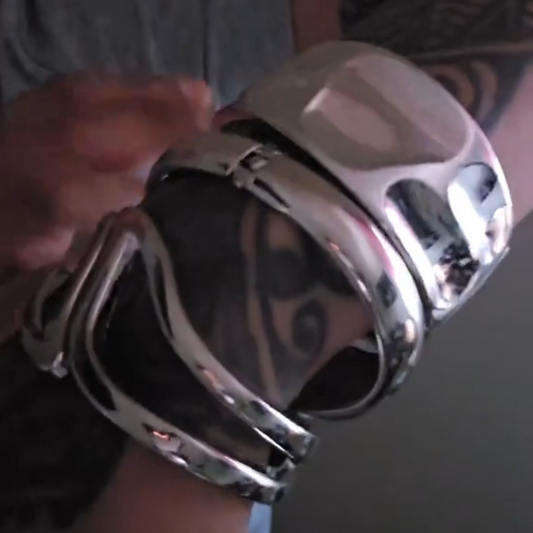 Silk Wave Cuff Bracelet