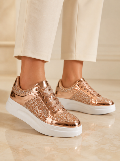 Bellkmart Spark-Step Glitter Sneakers