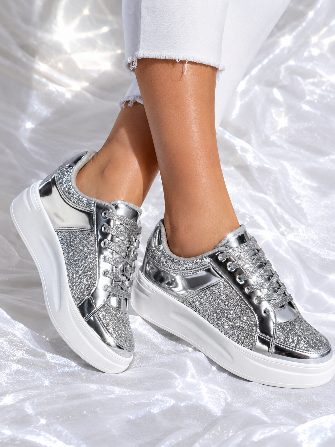 Bellkmart Spark-Step Glitter Sneakers