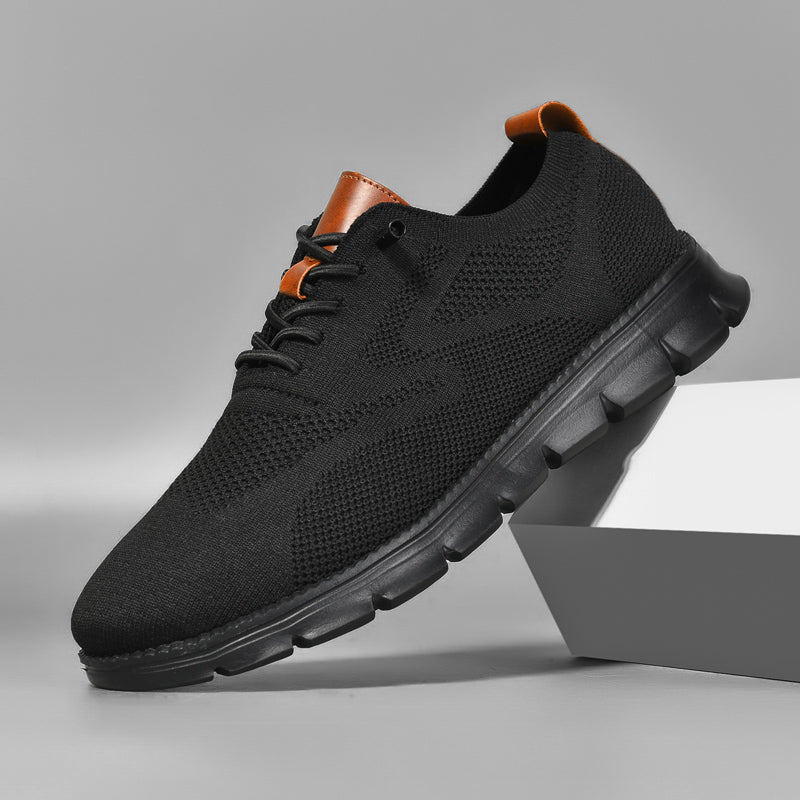 Limited Offer - Black Sole Super Comfy breathable Orthopedic Mesh Sneakers For Wide Feet - Bellkmart