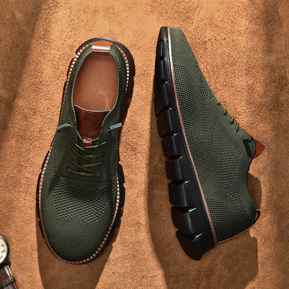 Black Sole Super Comfy breathable Orthopedic Mesh Sneakers For Wide Feet - Olive - Bellkmart