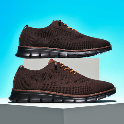 Black Sole Super Comfy breathable Orthopedic Mesh Sneakers For Wide Feet - Brown - Bellkmart