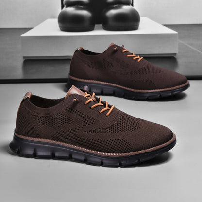 Black Sole Super Comfy breathable Orthopedic Mesh Sneakers For Wide Feet - Brown - Bellkmart