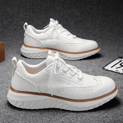 Men's Oxford Fashion Comfy Orthopedic Sneakers - Bellkmart