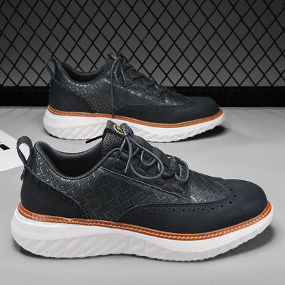 Men's Oxford Fashion Comfy Orthopedic Sneakers - Bellkmart