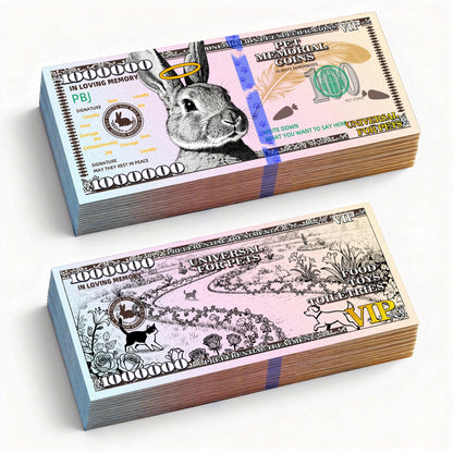 Pet Heaven Memorial Money – A Loving Tribute for Pets Across the Rainbow Bridge