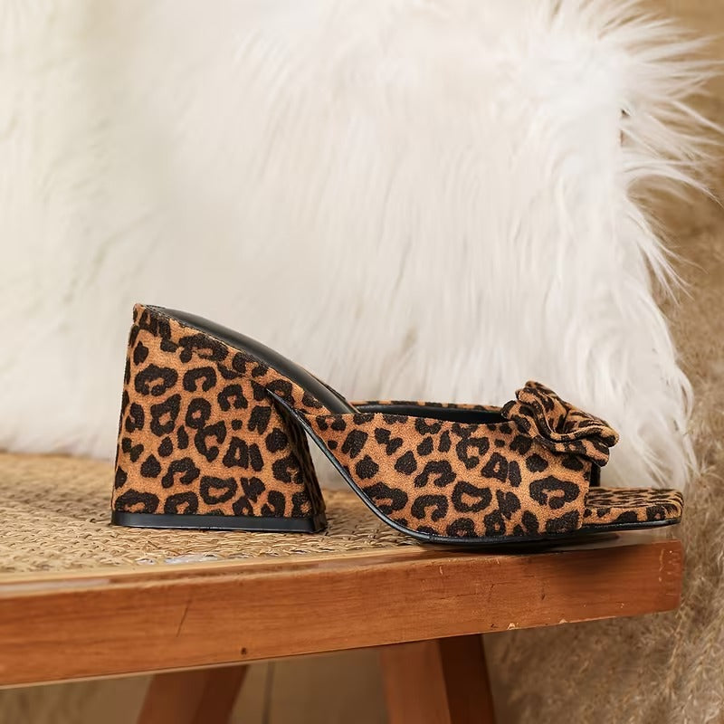 3.35inch High Heel Women's Sandals with Chunky Heel
