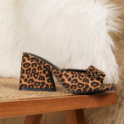 3.35inch High Heel Women's Sandals with Chunky Heel