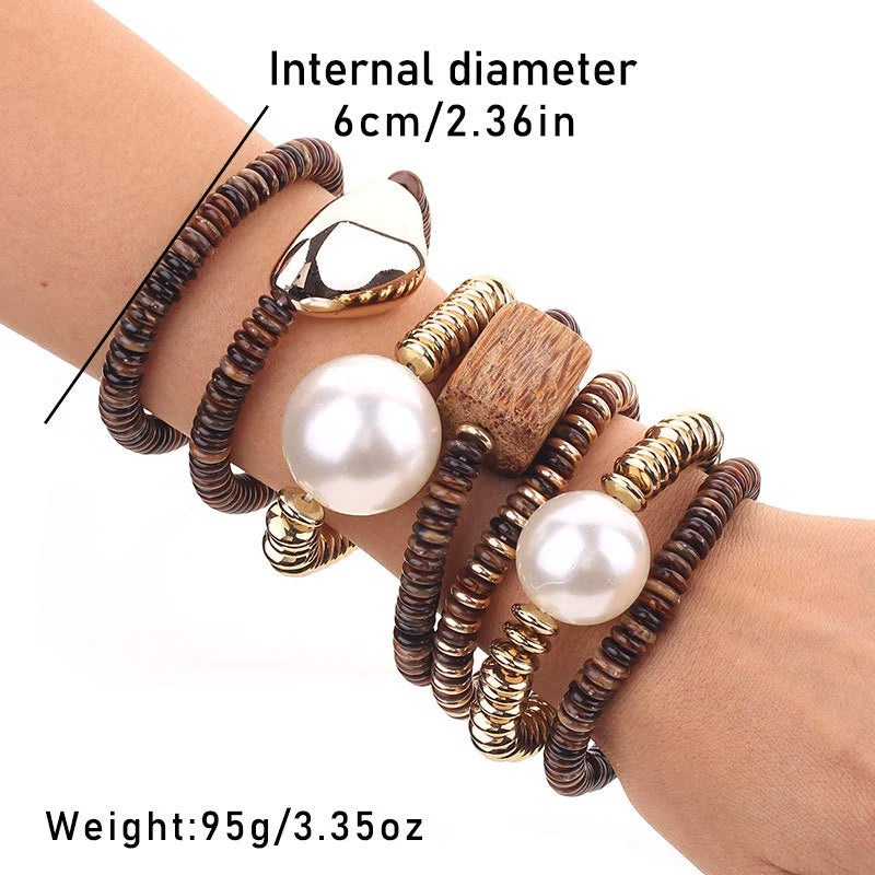 Pearl Tapestry: The Ocean’s Embrace Cuff