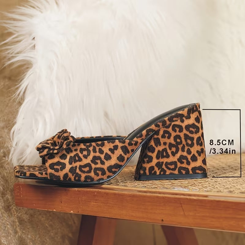 3.35inch High Heel Women's Sandals with Chunky Heel