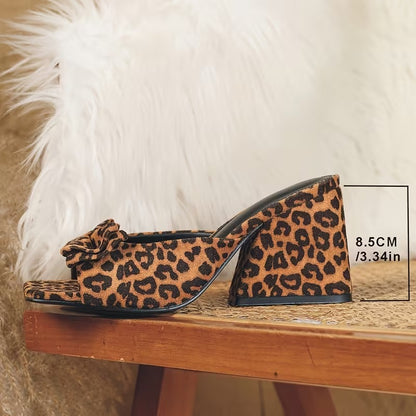 3.35inch High Heel Women's Sandals with Chunky Heel