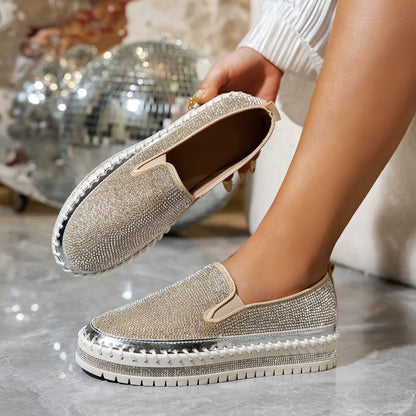 Women's Rhinestone Casual Sparkly Shoes
