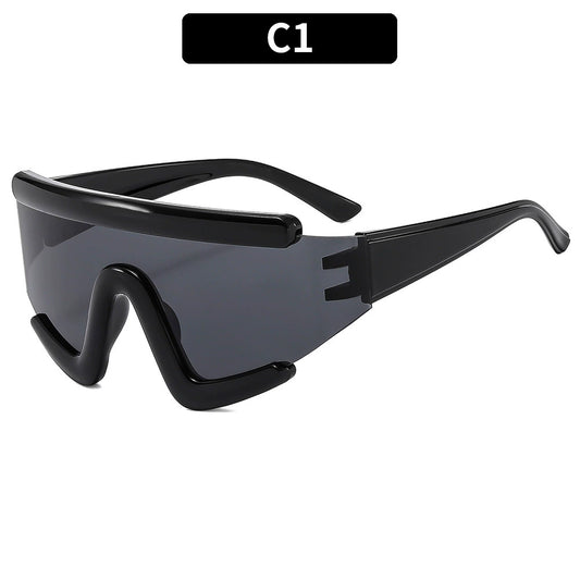 2026 New Style Oversized Cycling Streetwear Sunglasses