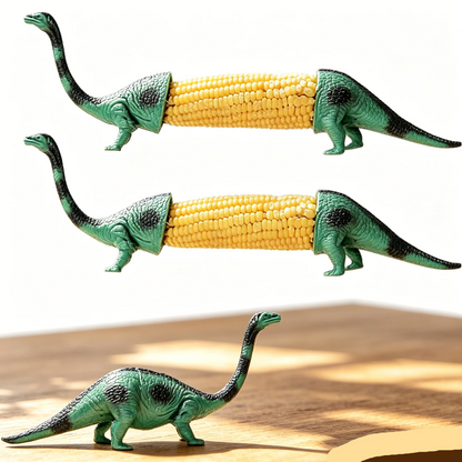 Creative Dinosaur Shaped Corn Cob Holders