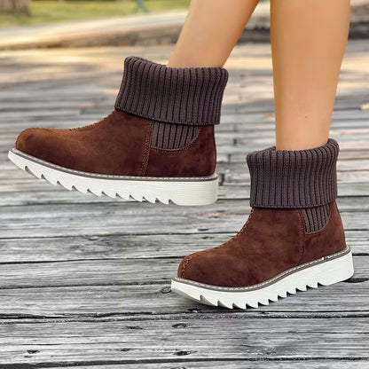 Women's Winter Slip-Resistant Rubber Sole Snow Boots