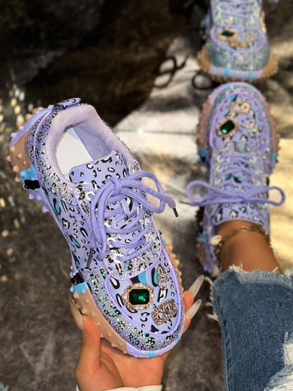 Women's Fashion Rhinestone Sparkling Sneakers