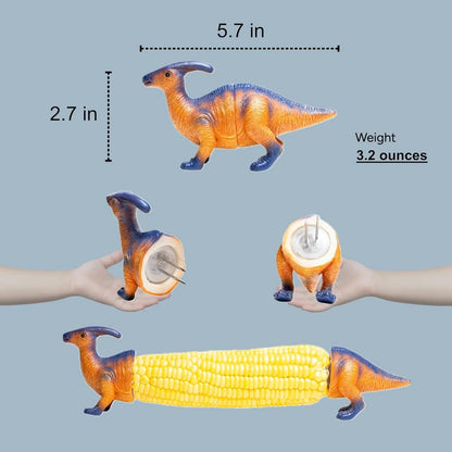 Creative Dinosaur Shaped Corn Cob Holders