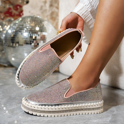 Women's Rhinestone Casual Sparkly Shoes