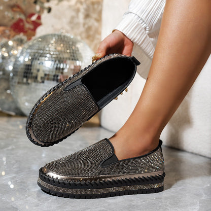 Women's Rhinestone Casual Sparkly Shoes