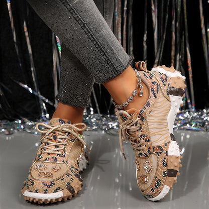 Women's Fashion Rhinestone Sparkling Sneakers