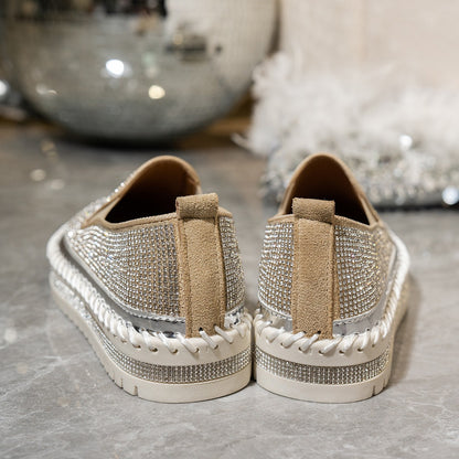 Women's Rhinestone Casual Sparkly Shoes