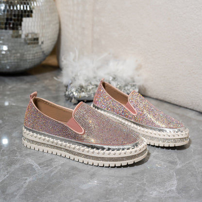 Women's Rhinestone Casual Sparkly Shoes