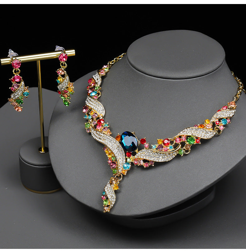 Rainbow Serenade Necklace & Earring Set