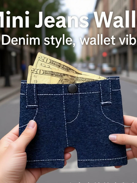 Pocket Pants Mini Jeans Wallet