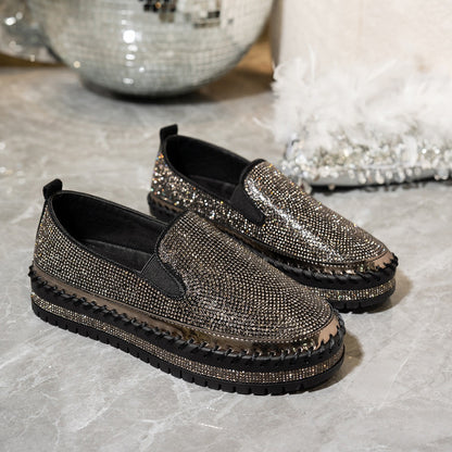 Women's Rhinestone Casual Sparkly Shoes