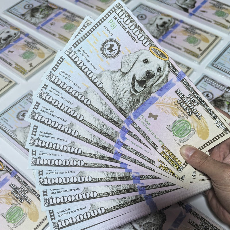 Pet Heaven Memorial Money – A Loving Tribute for Pets Across the Rainbow Bridge