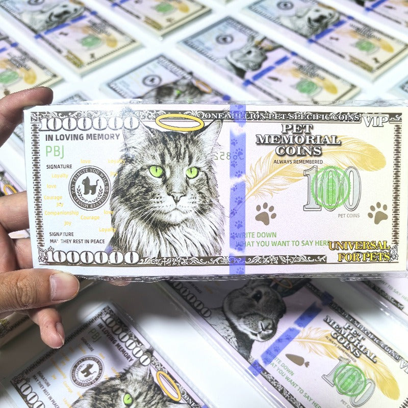 Pet Heaven Memorial Money – A Loving Tribute for Pets Across the Rainbow Bridge