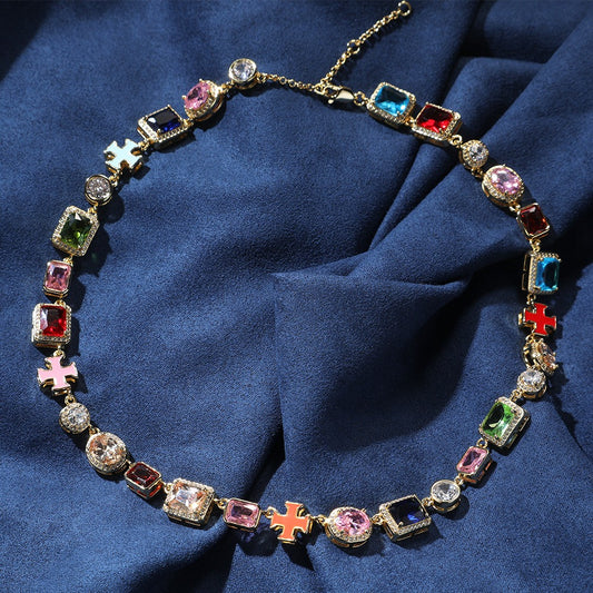 Chromatic Cross Bracelet & Necklace