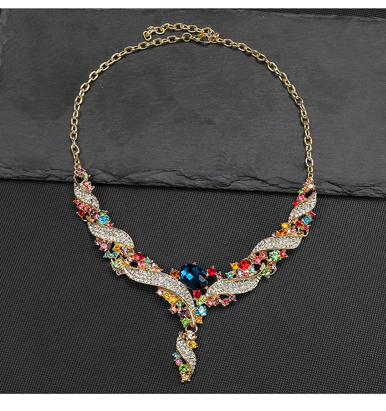 Rainbow Serenade Necklace & Earring Set