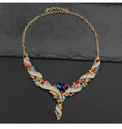 Rainbow Serenade Necklace & Earring Set