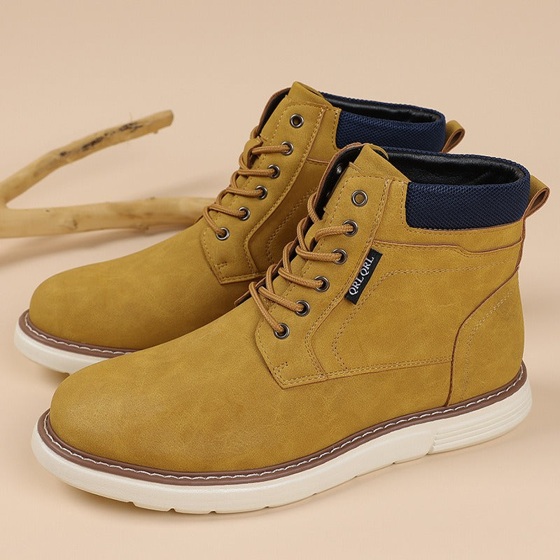 Daily Leather Comfy Orthopedic Boots - Bellkmart