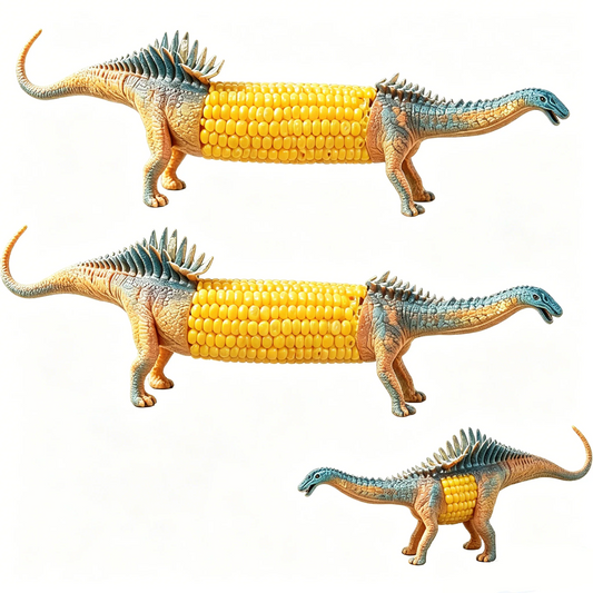 Suprclark Detachable Dinosaur Corn Cob Holder