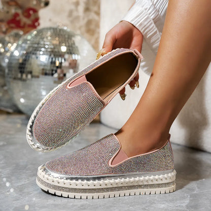 Women's Rhinestone Casual Sparkly Shoes