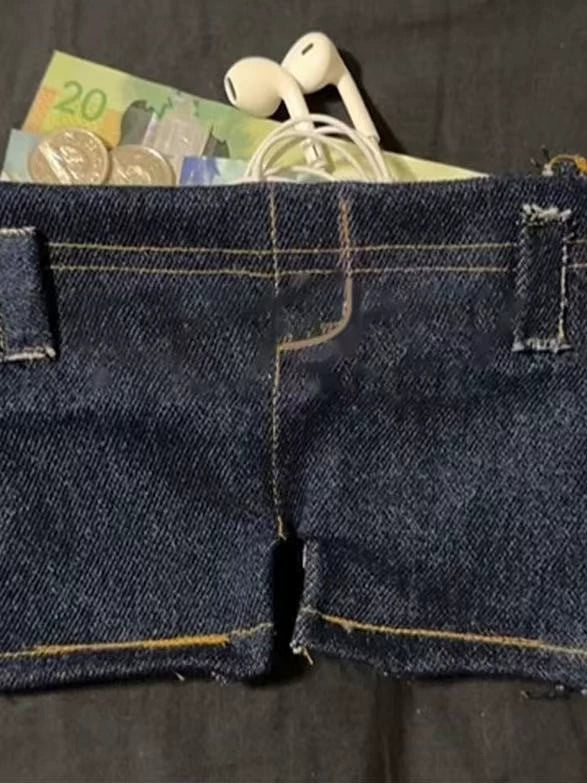 Pocket Pants Mini Jeans Wallet