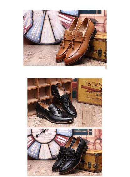 Italian handmade vintage tassel loafers - Bellkmart