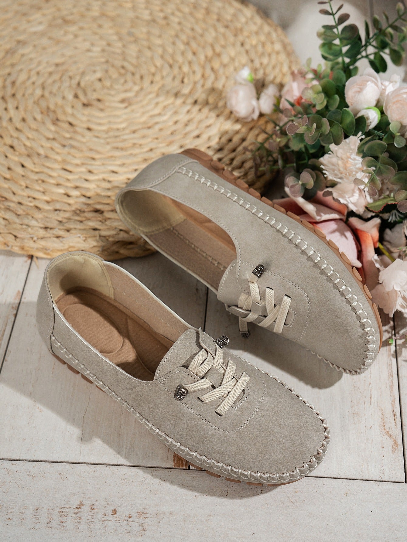 Off-white women's soft loafers product view