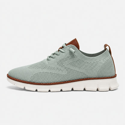 Suprclark women's breathable knit walking shoes in sage green