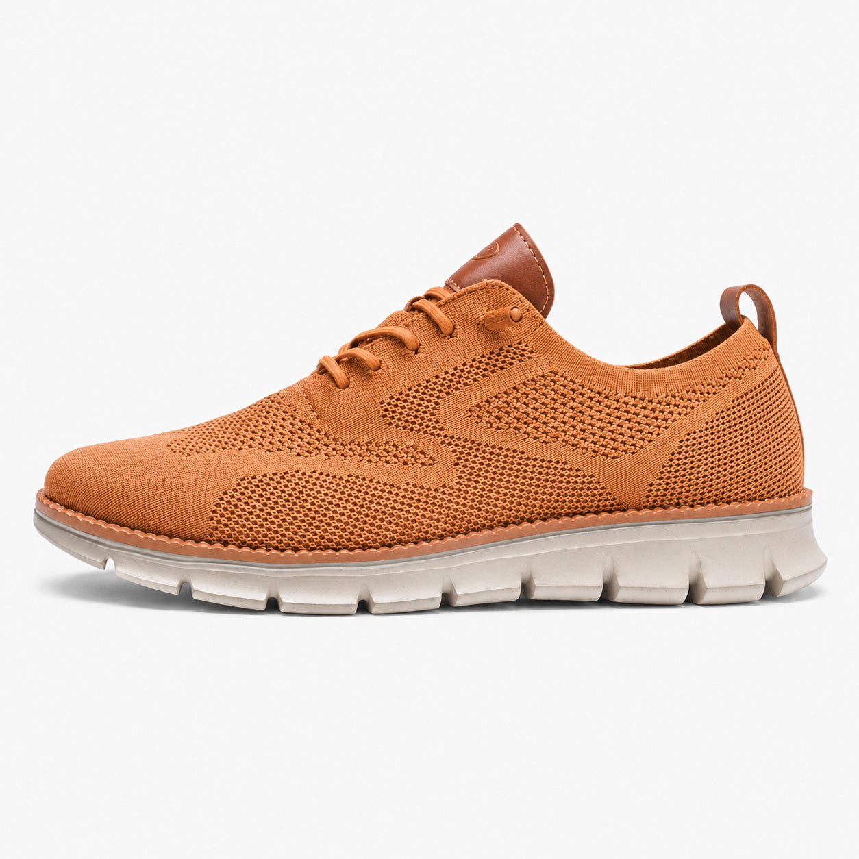 Suprclark women's breathable knit walking shoes in tan